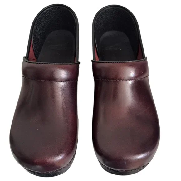 Dansko Women's Professional Work Nurse Clog Cordovan Cabrio Leather Size 41 - Picture 2 of 8